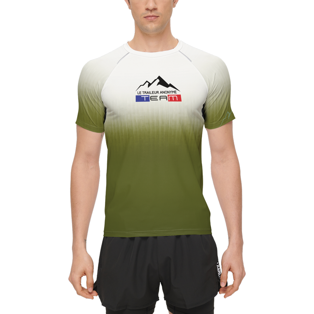 T-Shirt Running Unisexe- Team - Green