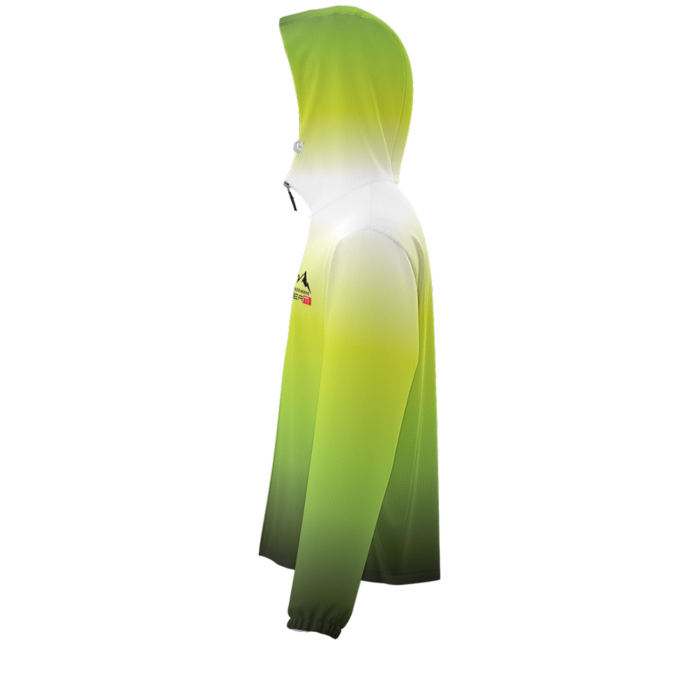 Coupe-vent Trail Unisexe Ecodear® – Léger, Résistant, Éco-conscient - Team Green Fluo