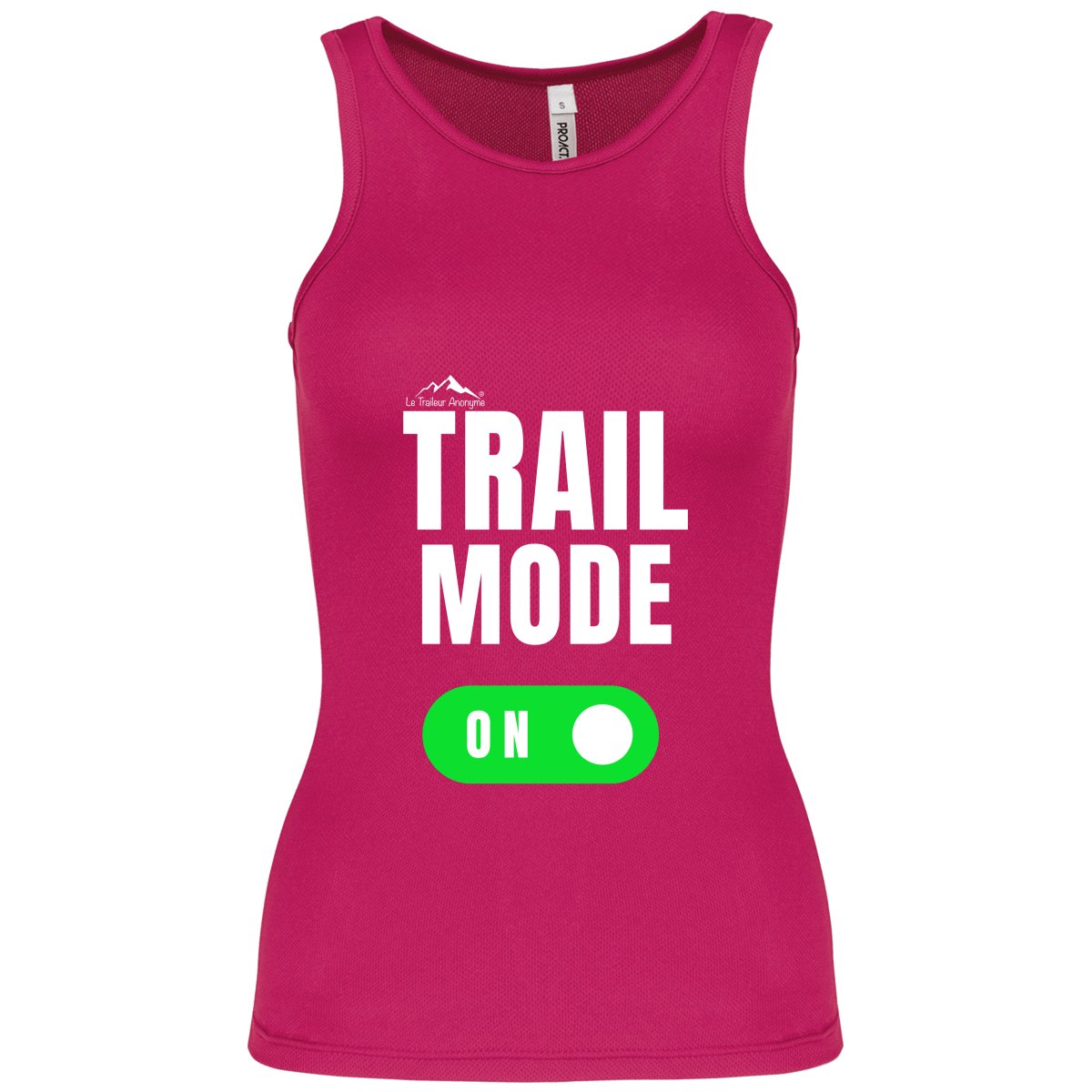 Débardeur Sport - Femme - Dark - Collection " Trail Mode" - Le Traileur Anonyme