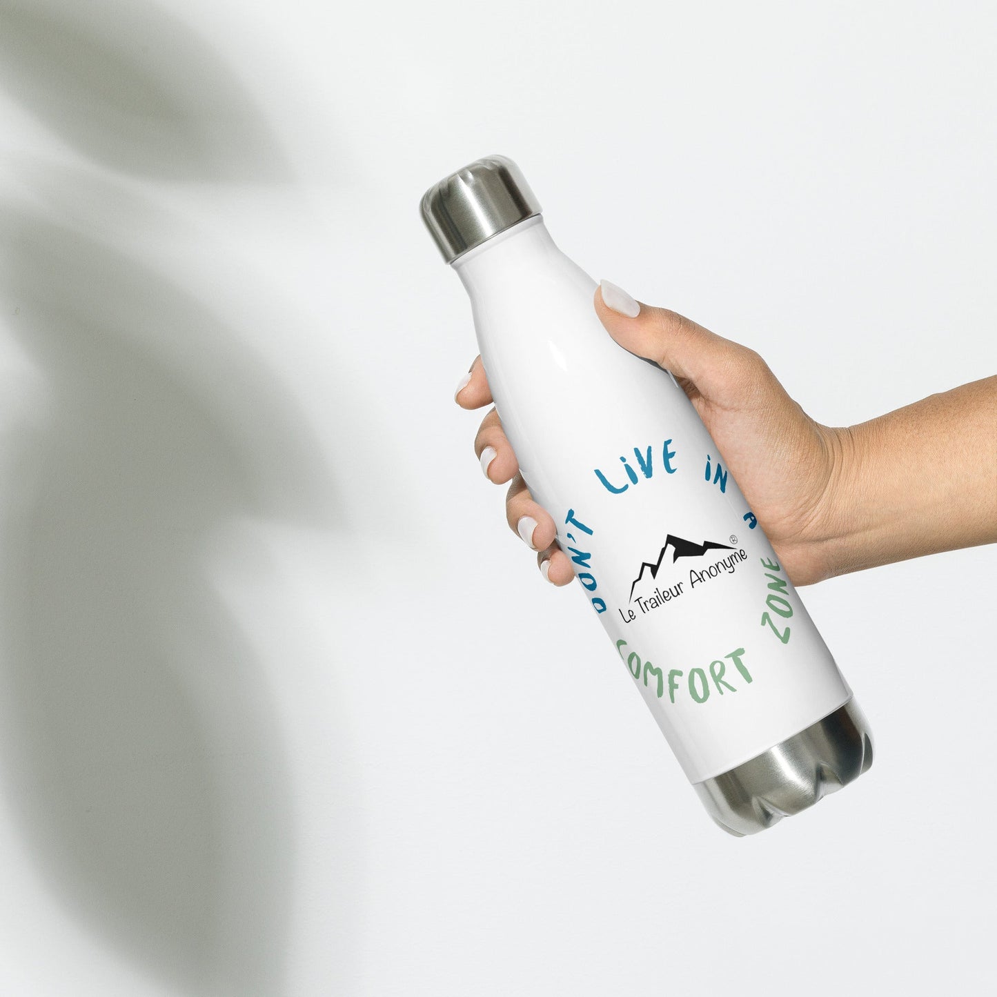 Gourde isotherme "Don't live in a comfort zone" - 500ml (#70) - Le Traileur Anonyme