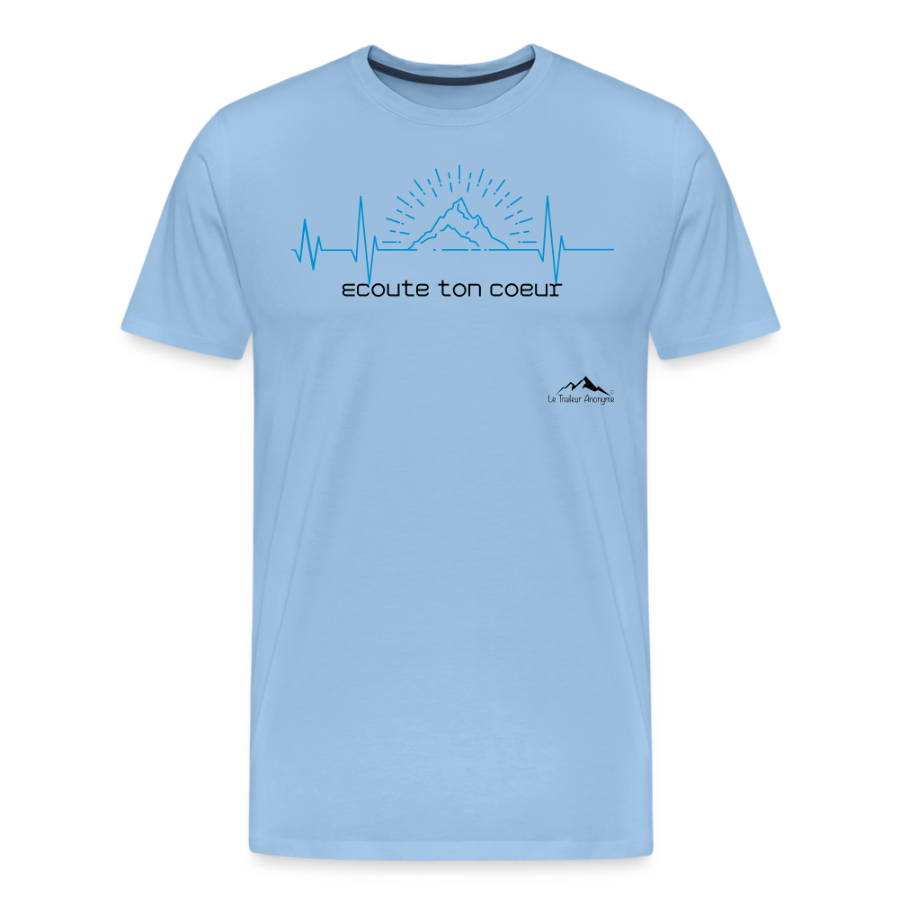 T-shirt Premium Homme - ciel