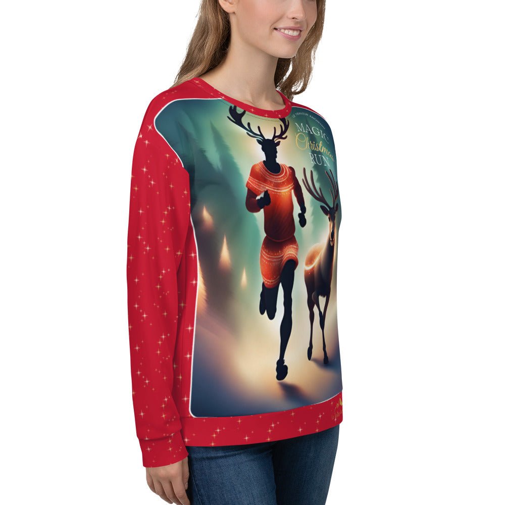 Sweat-Shirt - Christmas Run - Red - Unisexe - Le Traileur Anonyme