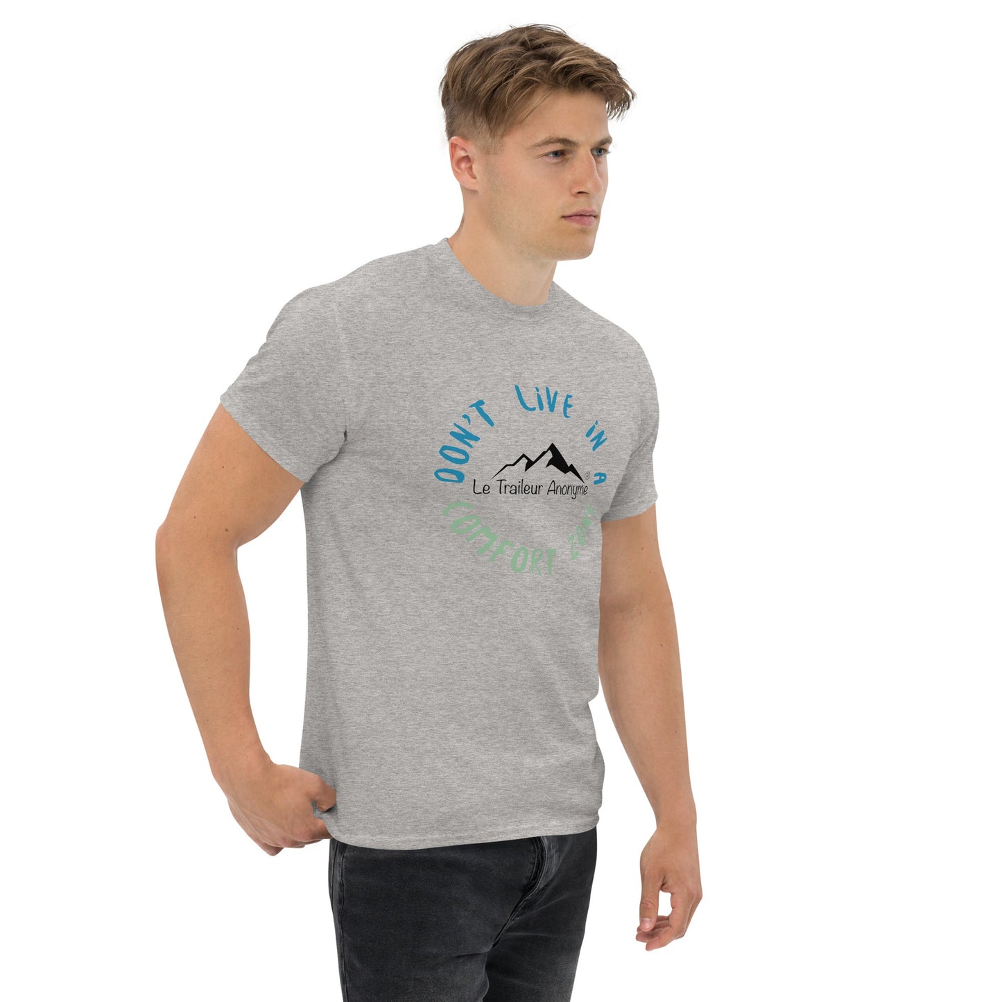 T-Shirt Casual Homme - Comfort Zone - Le Traileur Anonyme