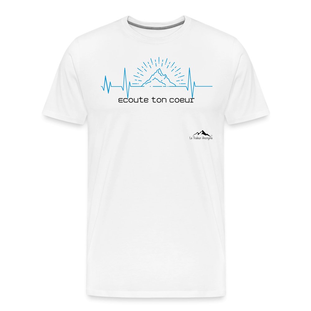 T-Shirt Premium - Homme - Collection "Mountain Heart" - Le Traileur Anonyme