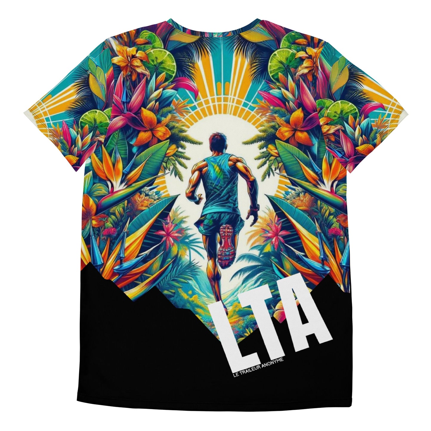 T-Shirt Running Homme - Tropical Run - Le Traileur Anonyme