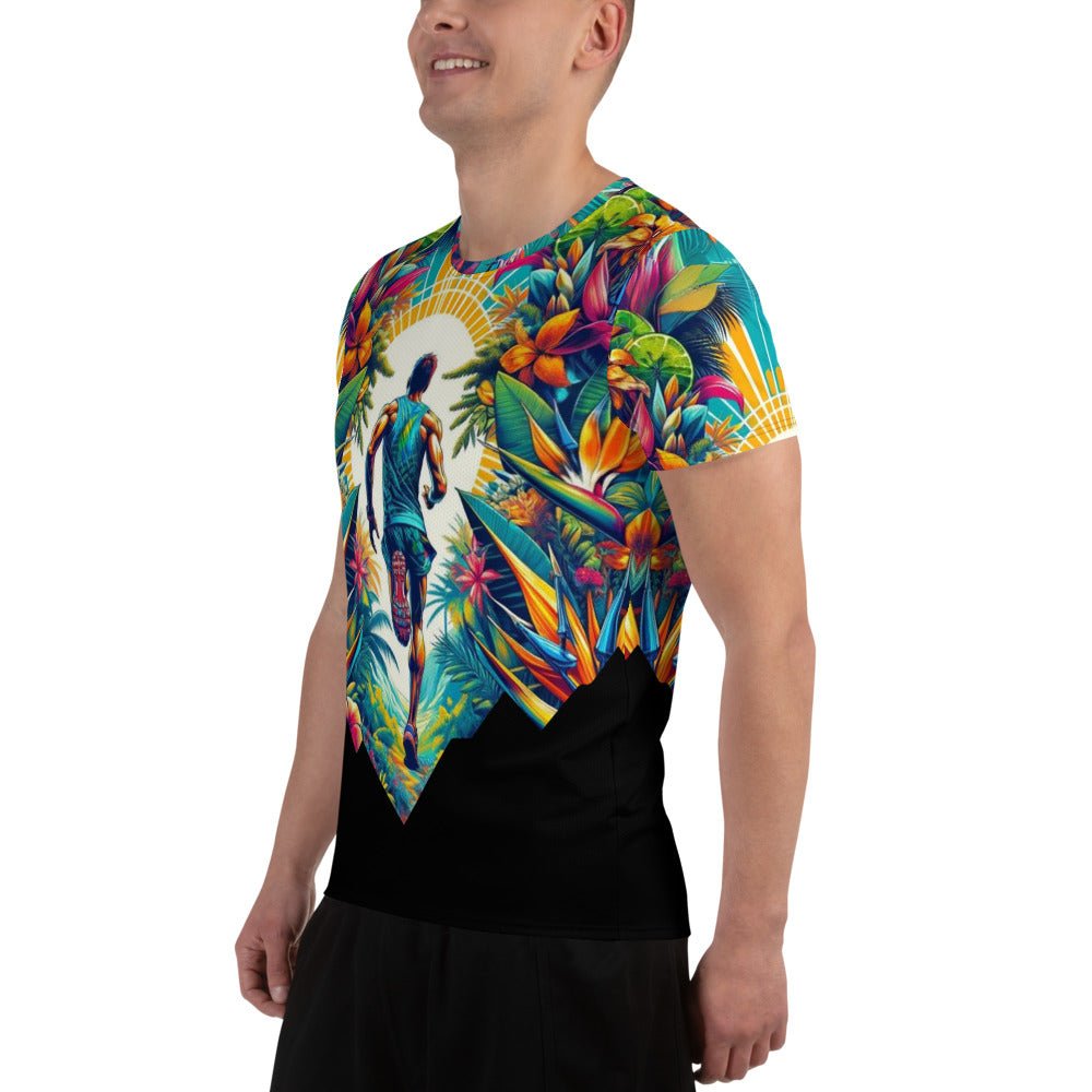 T-Shirt Running Homme - Tropical Run - Le Traileur Anonyme