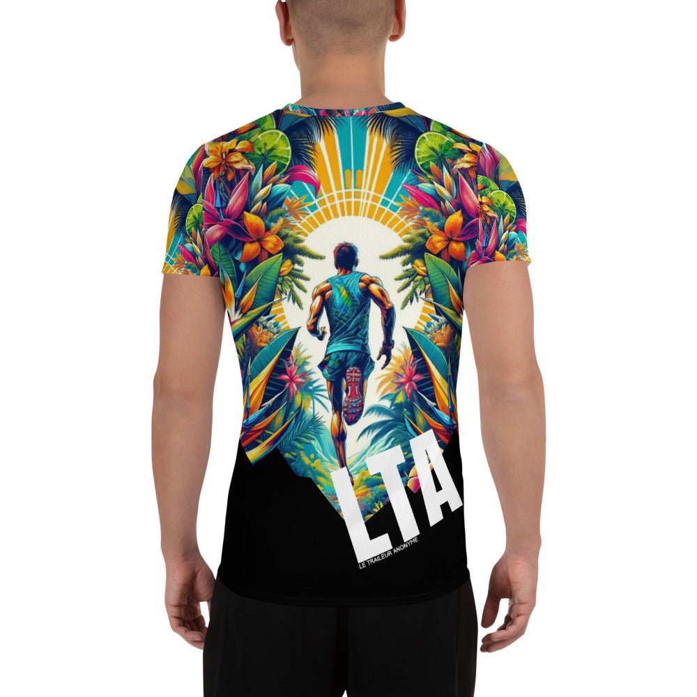 T-Shirt Running Homme - Tropical Run - Le Traileur Anonyme
