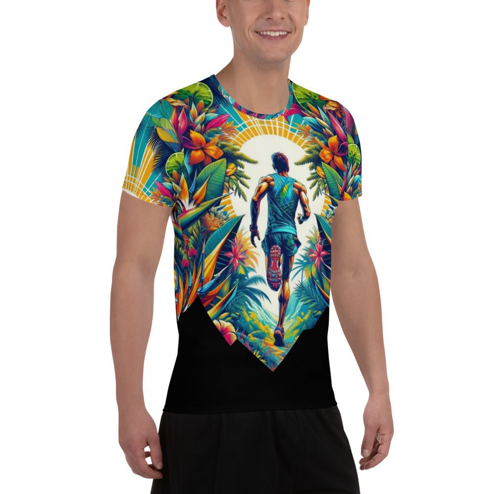 T-Shirt Running Homme - Tropical Run - Le Traileur Anonyme