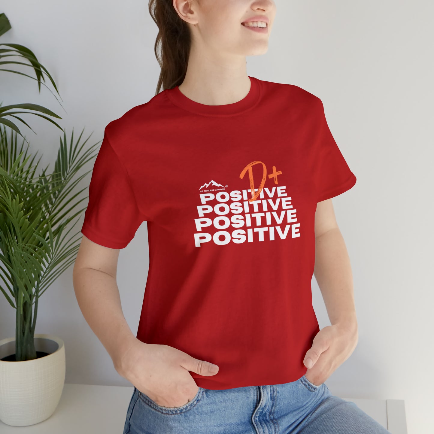 T-Shirt Jersey - Unisexe - Collection "Positive D+"