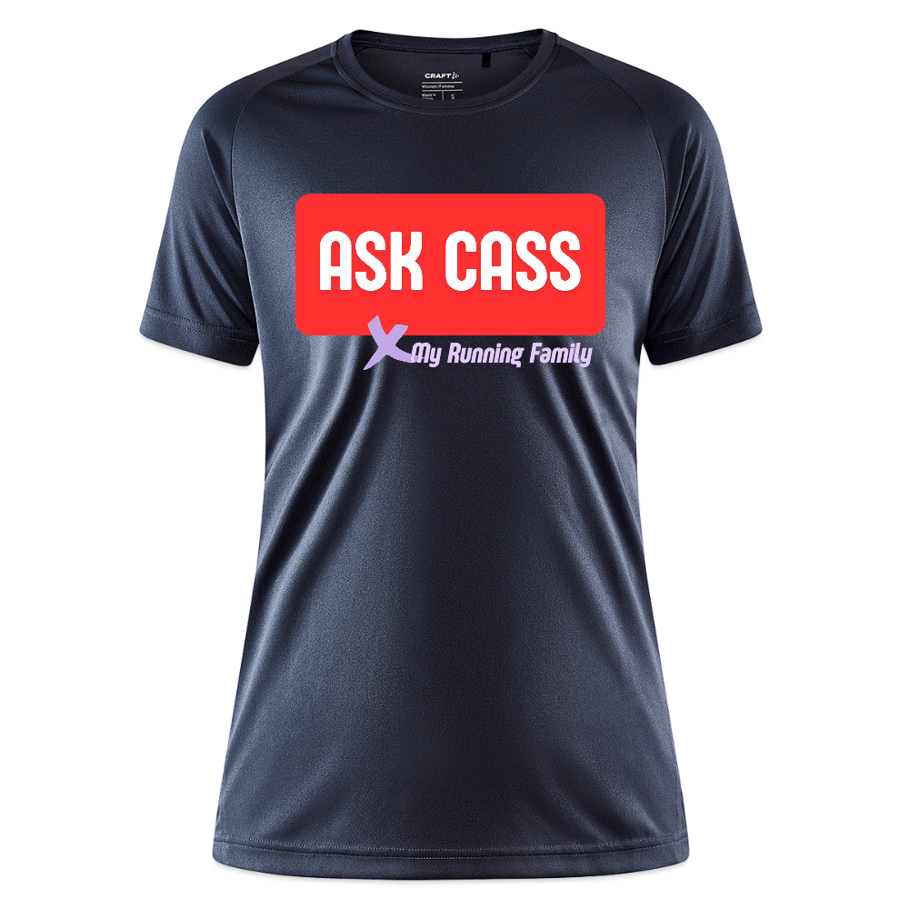 T-shirt Sport CRAFT Femme - Personnalisation Cass - gris foncé