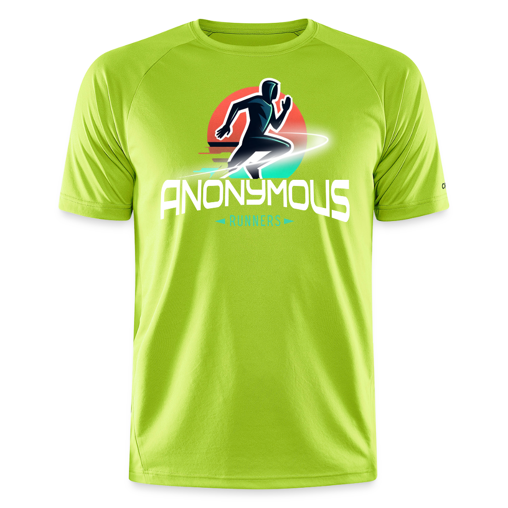 T-Shirt Training - Anonymous Runners 2025 - vert pomme
