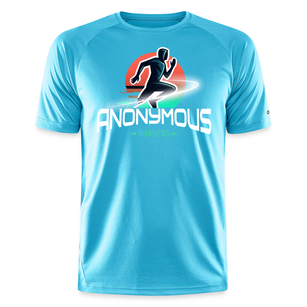T-Shirt Training - Anonymous Runners 2025 - bleu Hawaii