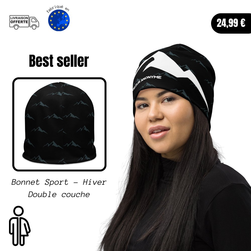 Bonnet Sport - Hiver - Le Traileur Anonyme - Le Traileur Anonyme