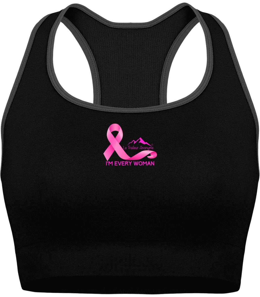 🩷 Brassière sport sans couture - Edition Octobre Rose 🩷 - Le Traileur Anonyme