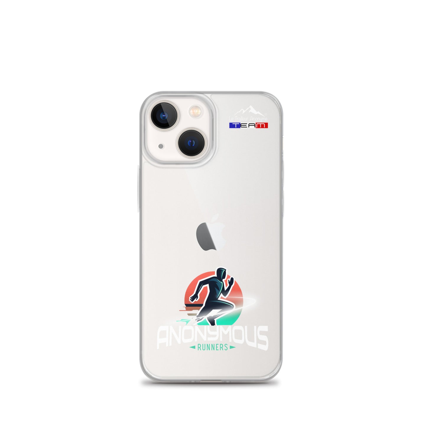 Coque Transparente pour iPhone® - Anonymous Runners