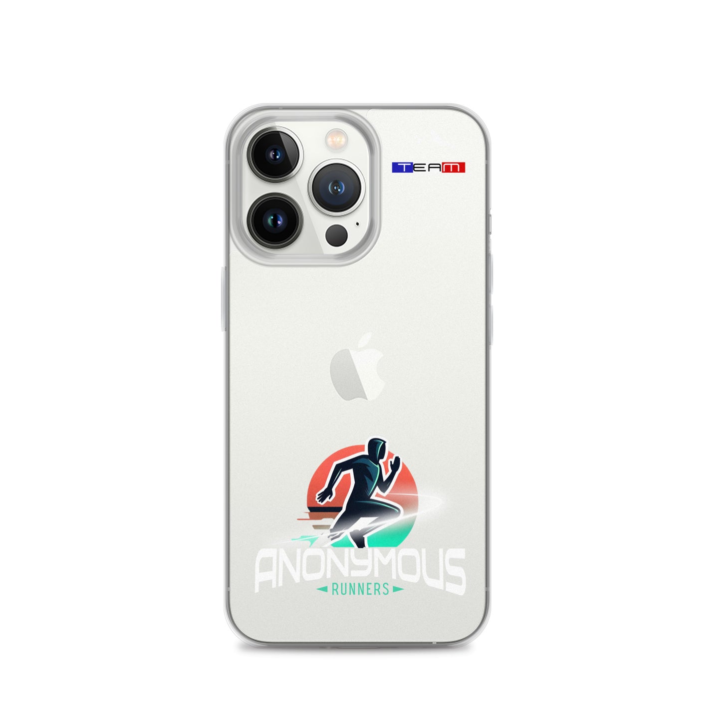 Coque Transparente pour iPhone® - Anonymous Runners