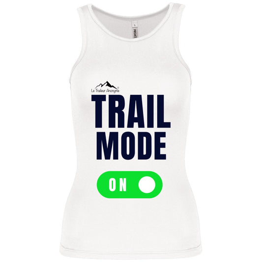Débardeur Sport - Femme - Clear - Collection " Trail Mode" - Le Traileur Anonyme