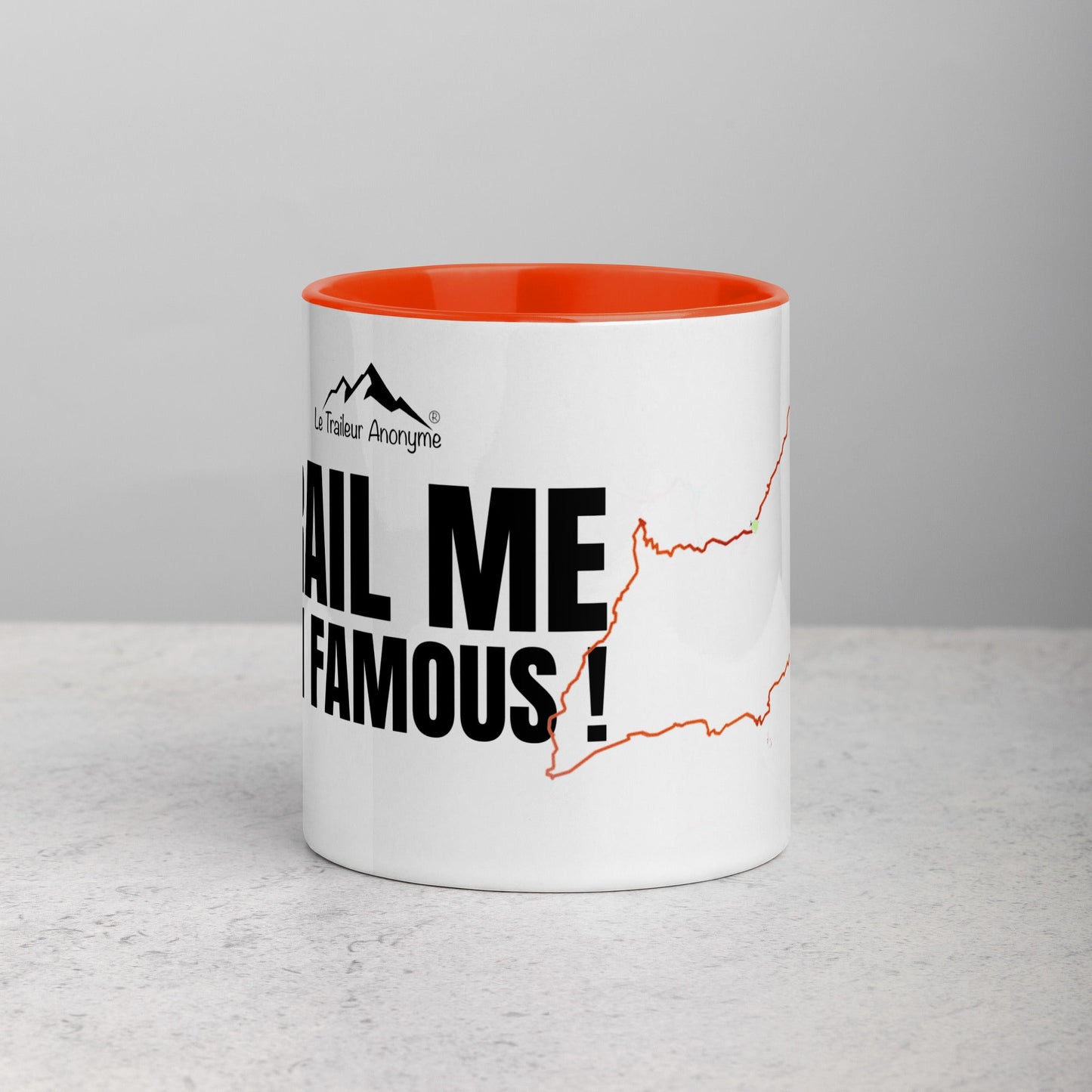 Mug Bi-ton -330ml - Collection "Trail Me, I'm Famous! " (1770) - Le Traileur Anonyme