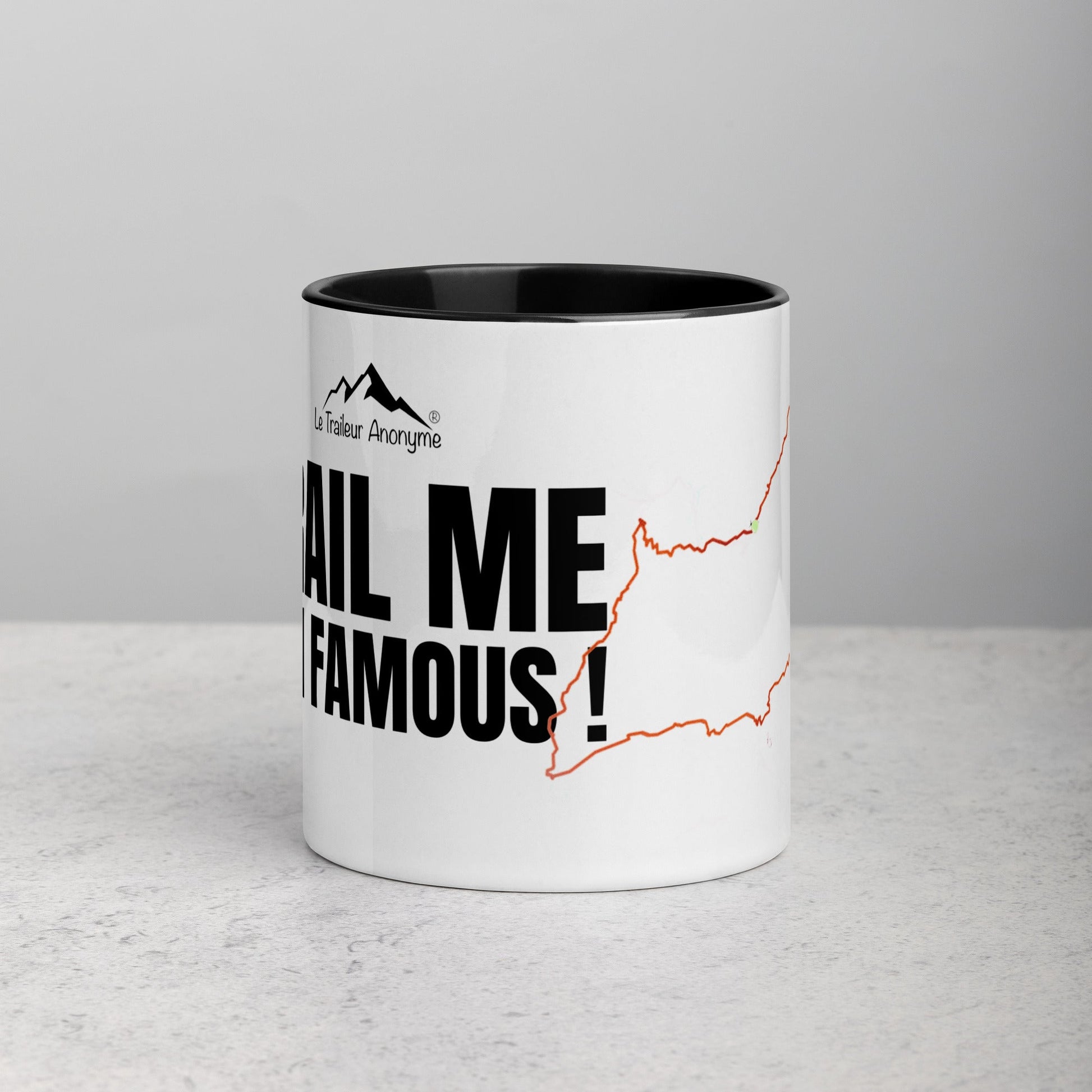Mug Bi-ton -330ml - Collection "Trail Me, I'm Famous! " (1770) - Le Traileur Anonyme