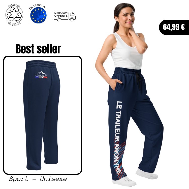 Pantalon de sport large - Unisexe - LTA Team - Le Traileur Anonyme