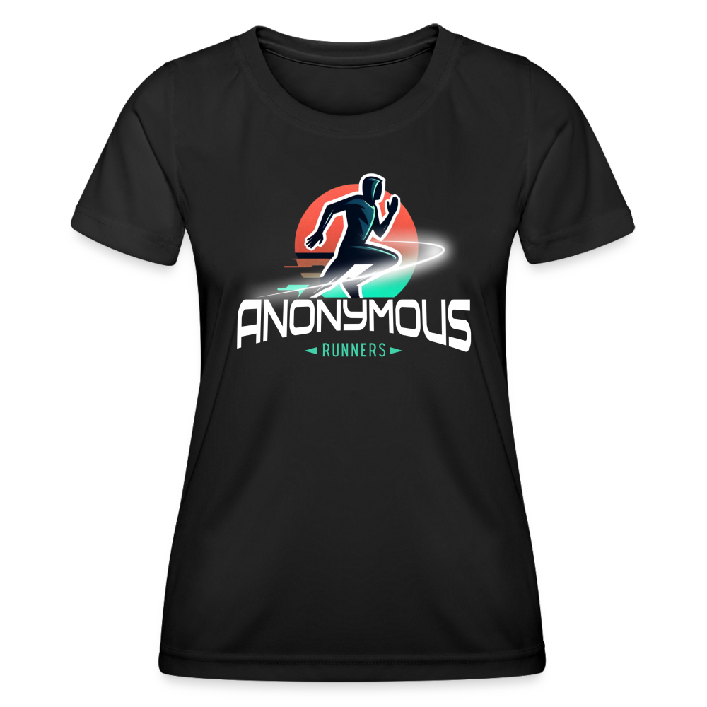 T-Shirt Sport Femme  - Anonymous Runners ( SPOD) - noir