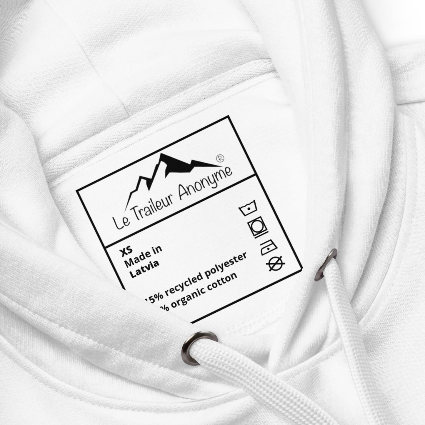 Sweat-Shirt Capuche- Coton éco Premium - Unisexe - Collection "Trail Me, I'm Famous! " - Le Traileur Anonyme