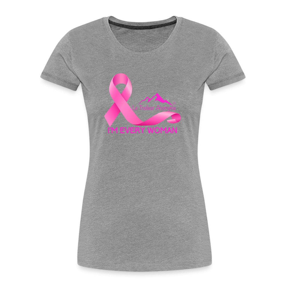 🩷 T-Shirt bio Premium - Femme - Edition Octobre Rose 🎀 - Le Traileur Anonyme