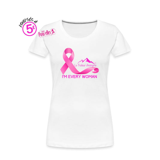 🩷 T-Shirt bio Premium - Femme - Edition Octobre Rose 🎀 - Le Traileur Anonyme