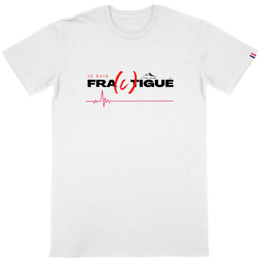 T-Shirt Coton Bio- 🇫🇷Made in France🇫🇷 - Homme -- Collection "Fractigué" (110) - Le Traileur Anonyme