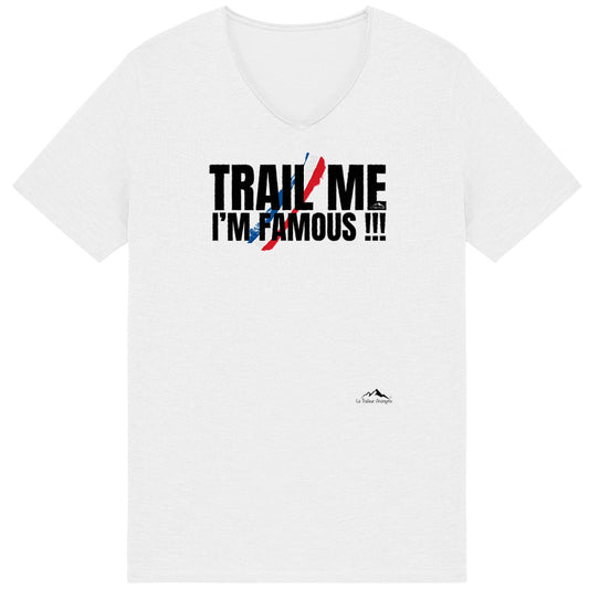 T-shirt Coton Bio Slub Premium - Homme - Collection "Trail Me, I'm Famous !!!" (1710) - Le Traileur Anonyme