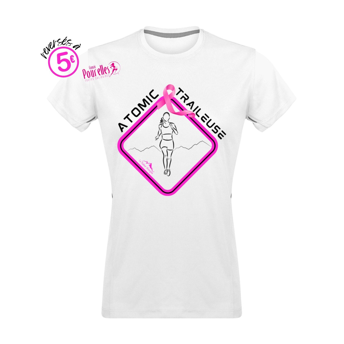 🩷 T-Shirt Femme Sport Premium - Edition Octobre Rose 2023🩷 - Le Traileur Anonyme