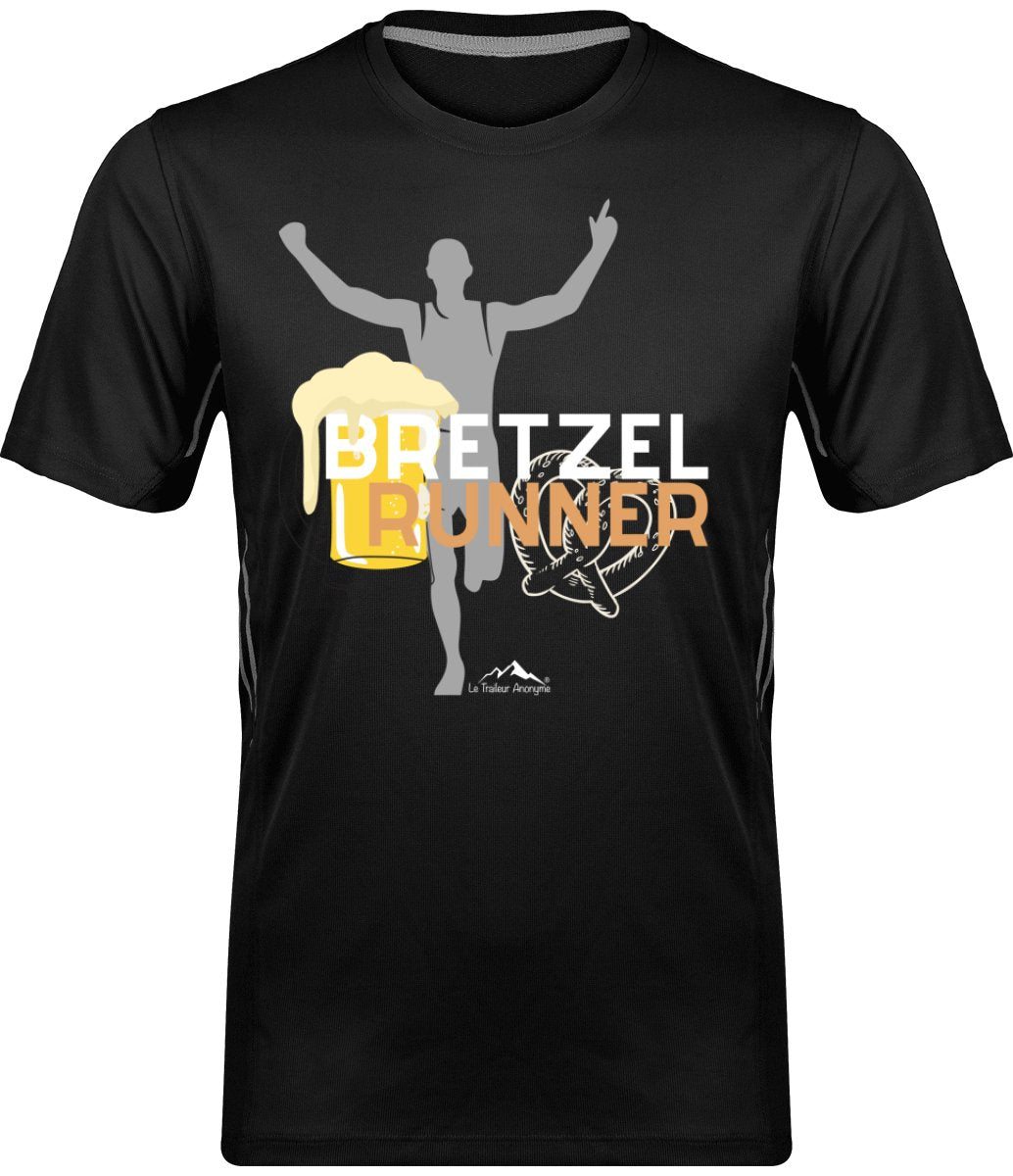 T-Shirt Homme Run- Personnalisé - Bretzel Runner - Le Traileur Anonyme