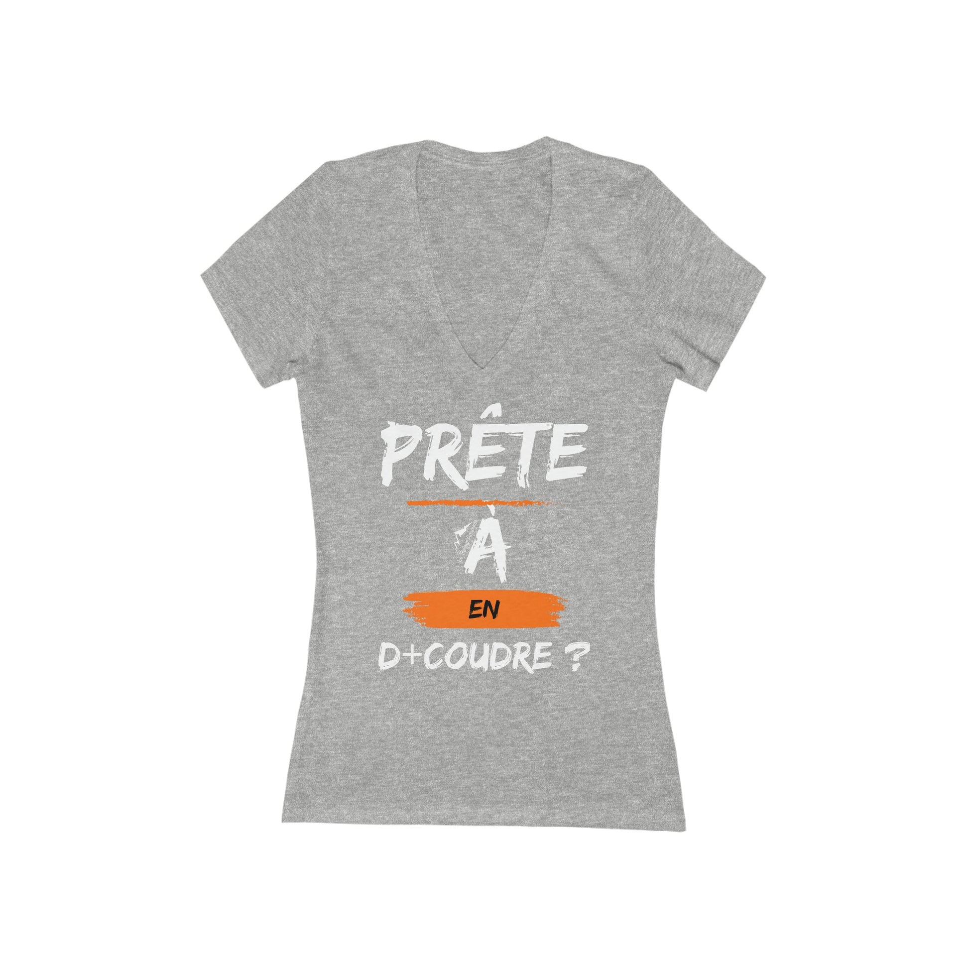 T-Shirt Jersey - Col en V profond - Femme - Collection "D+Coudre" (431) - Le Traileur Anonyme