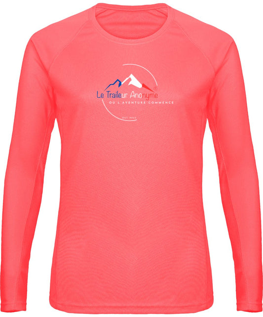 T-Shirt ML Running - 1ère couche Femme - Collection Eponyme - Le Traileur Anonyme