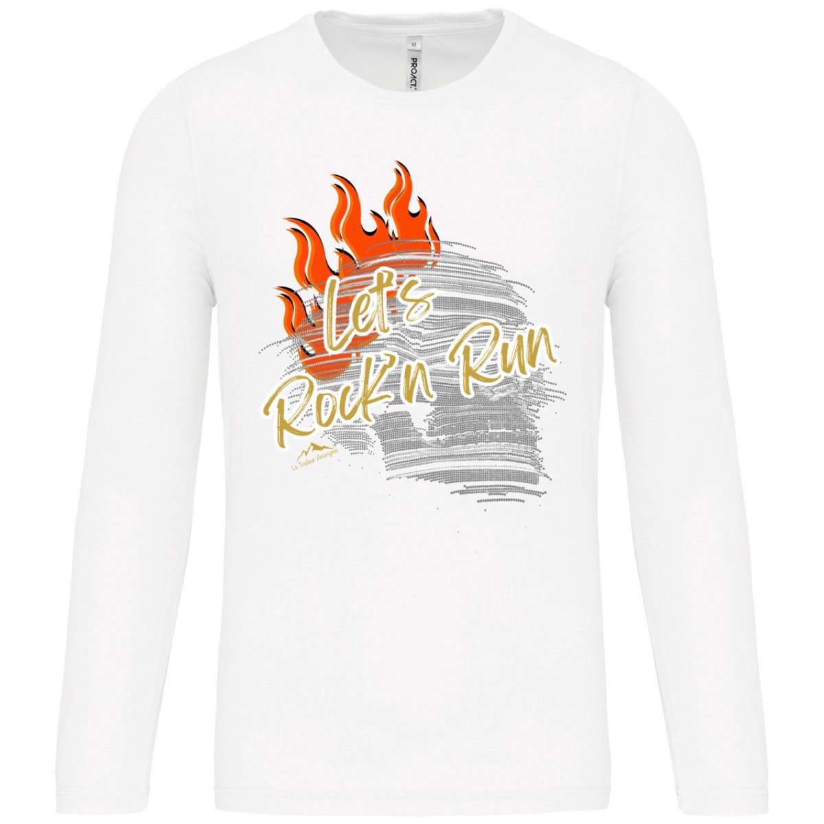 T-Shirt ML Running -1ère couche Homme - Collection Rock'n Run - Le Traileur Anonyme