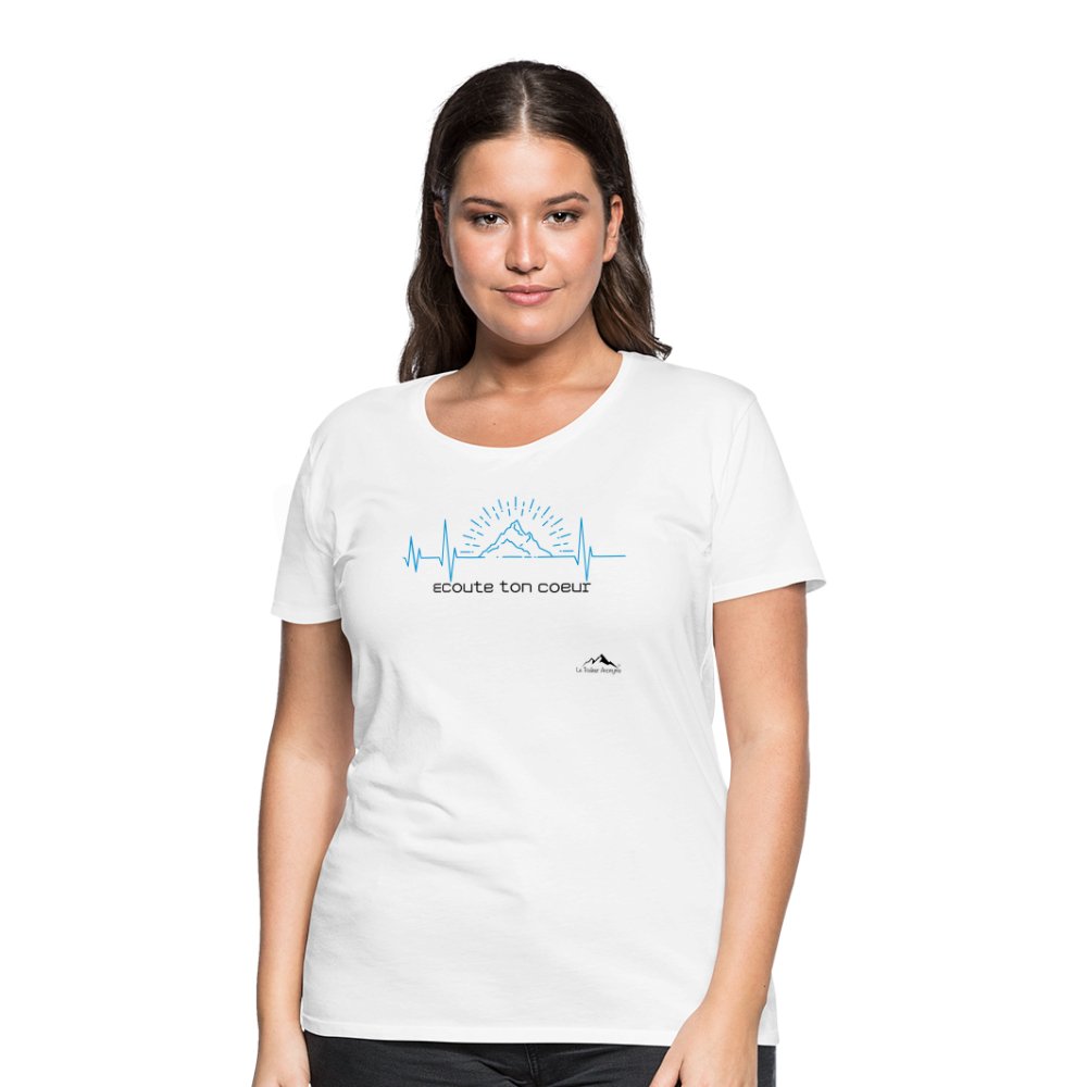 T-Shirt Premium - Femme - Collection "Mountain Heart" - Le Traileur Anonyme