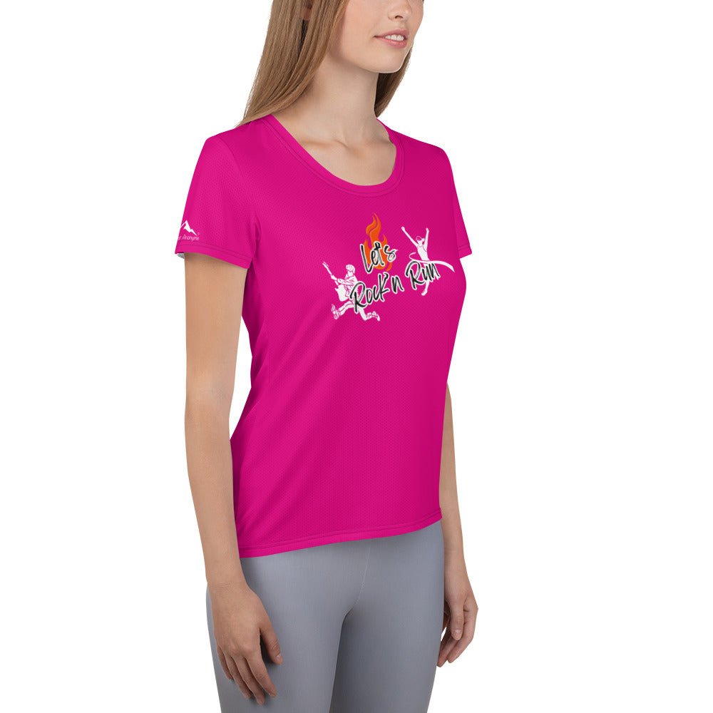T-Shirt Running - Femme- Collection Rock - Let's Rock'n Run - Le Traileur Anonyme