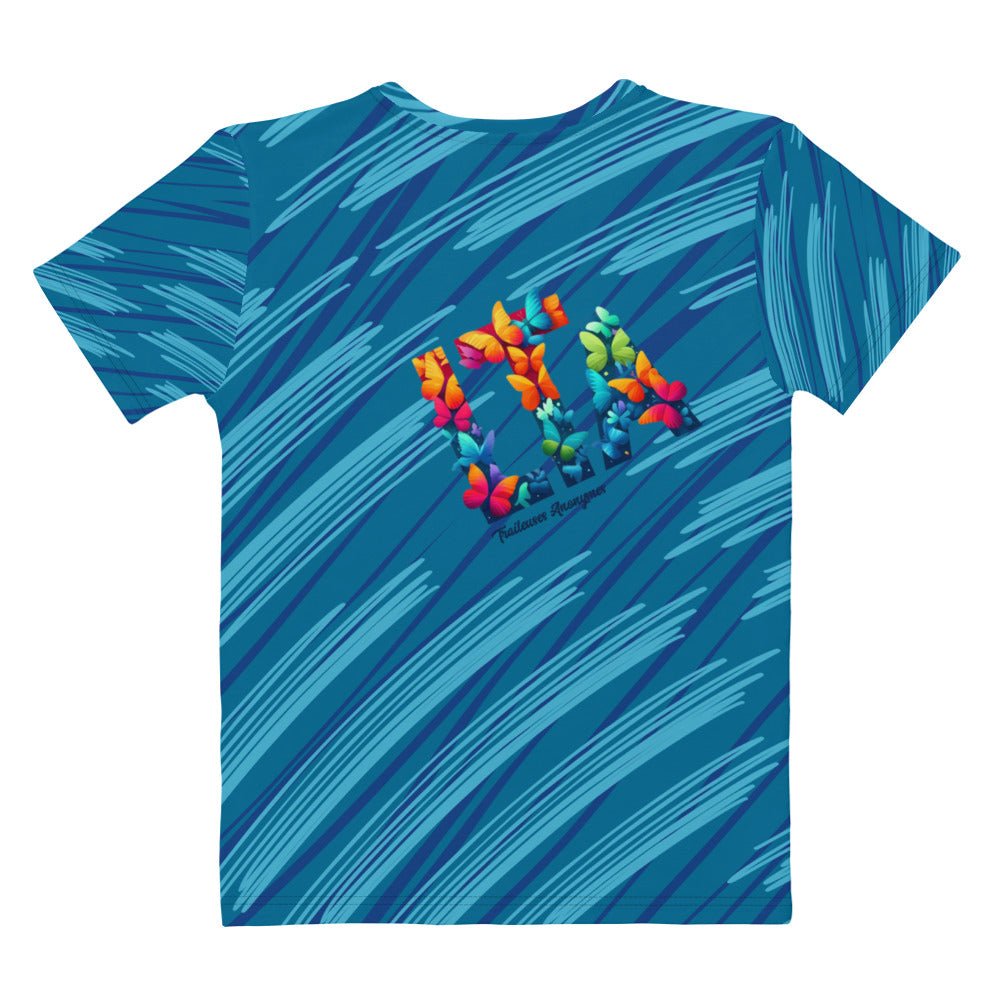T-Shirt Running Femme - Graphix Blue - Le Traileur Anonyme