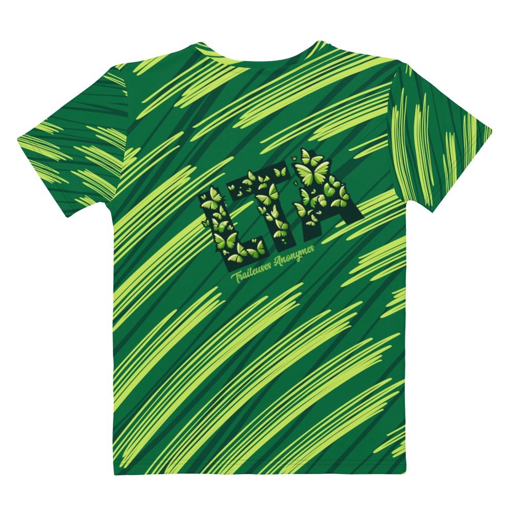 T-Shirt Running Femme - Graphix Green - Le Traileur Anonyme