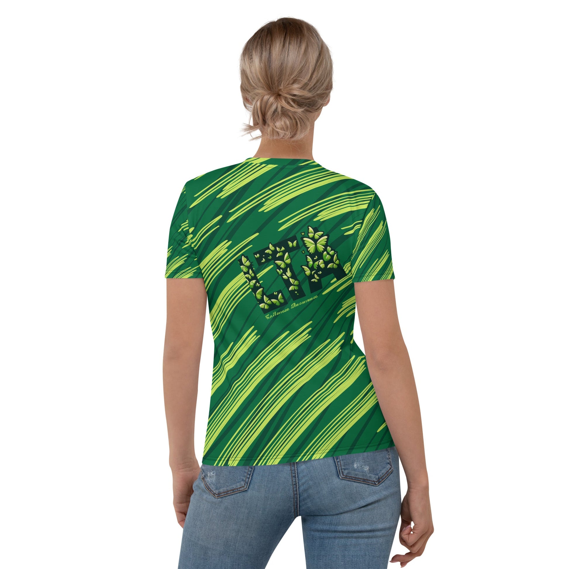 T-Shirt Running Femme - Graphix Green - Le Traileur Anonyme