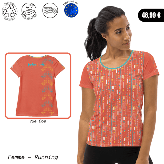 T-Shirt Running Femme - Personnalisation Fride - Le Traileur Anonyme