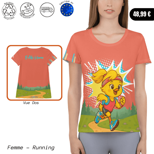 T-Shirt Running Femme - Personnalisation Fride - Le Traileur Anonyme