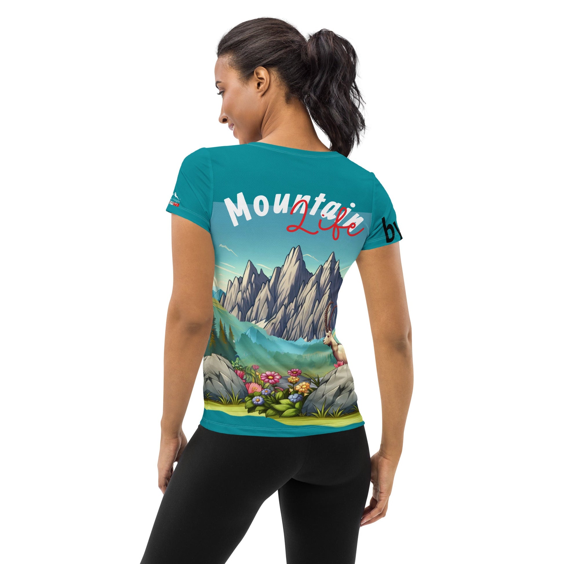 T-Shirt Running Femme - Personnalisé Irène - Mountain Life - Le Traileur Anonyme