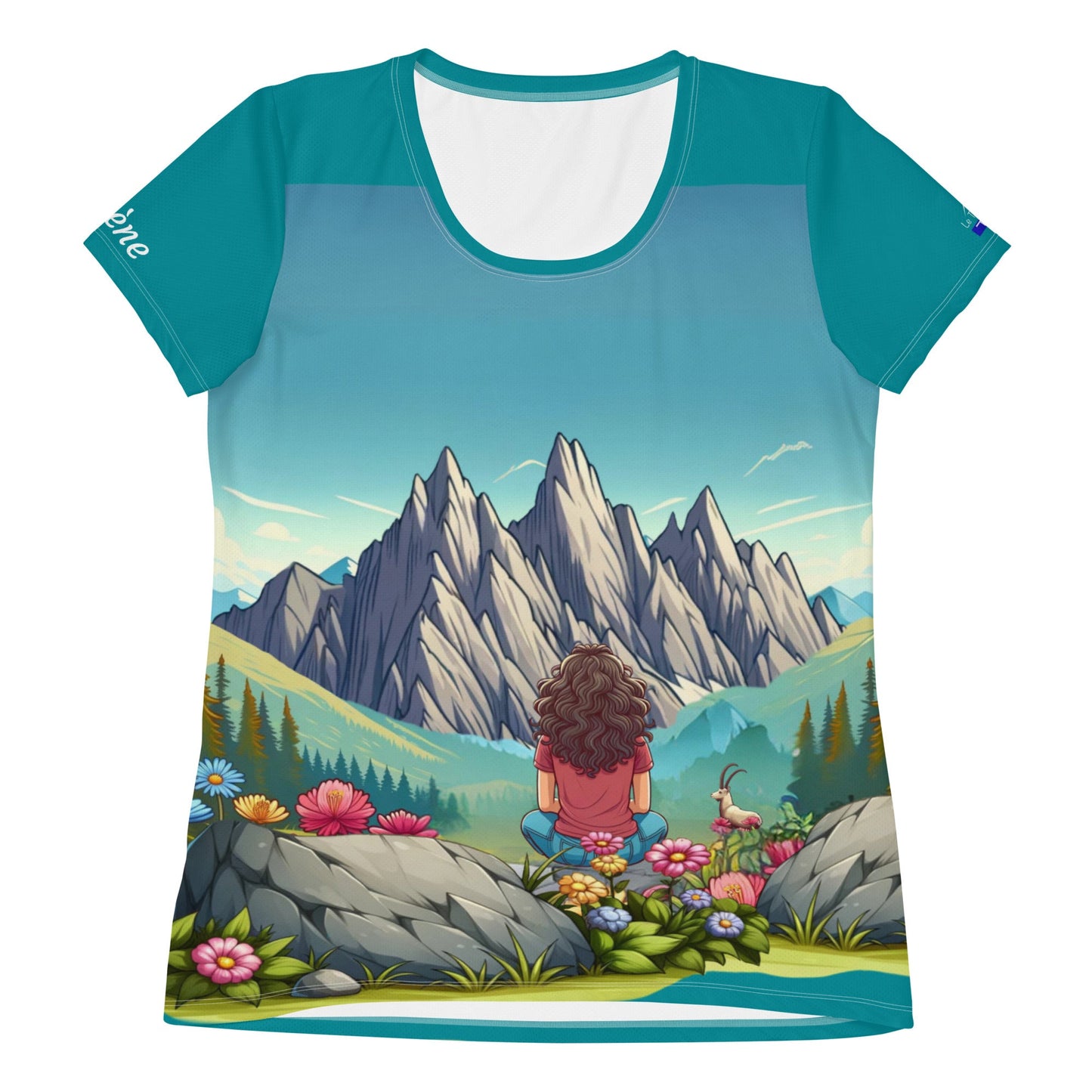 T-Shirt Running Femme - Personnalisé Irène - Mountain Life - Le Traileur Anonyme