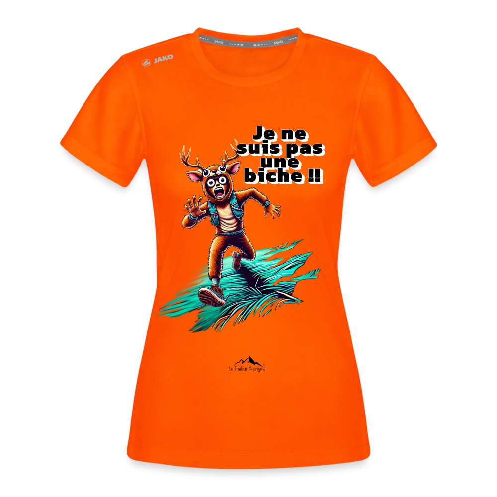 T-Shirt Running Femme - SafeRun - Le Traileur Anonyme