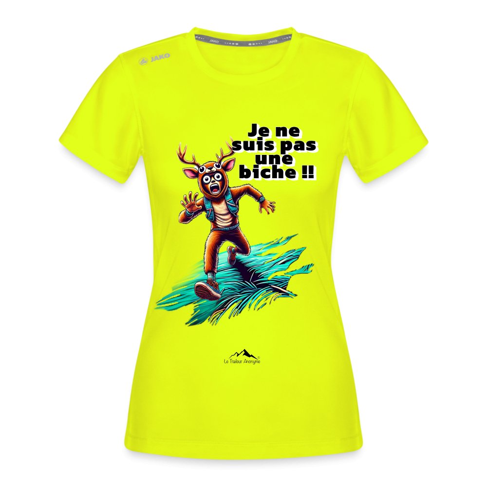 T-Shirt Running Femme - SafeRun - Le Traileur Anonyme