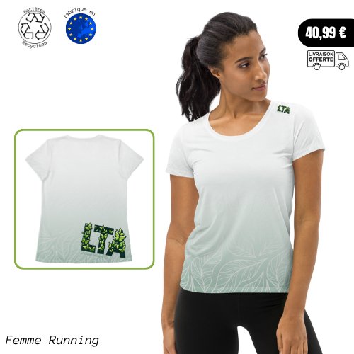 T-Shirt Running Femme - SpringRun ! - Le Traileur Anonyme