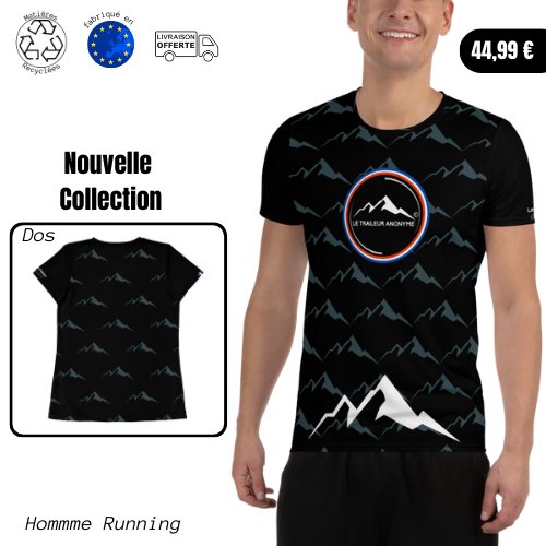 T-Shirt Running Homme - LTA 2025 - Le Traileur Anonyme