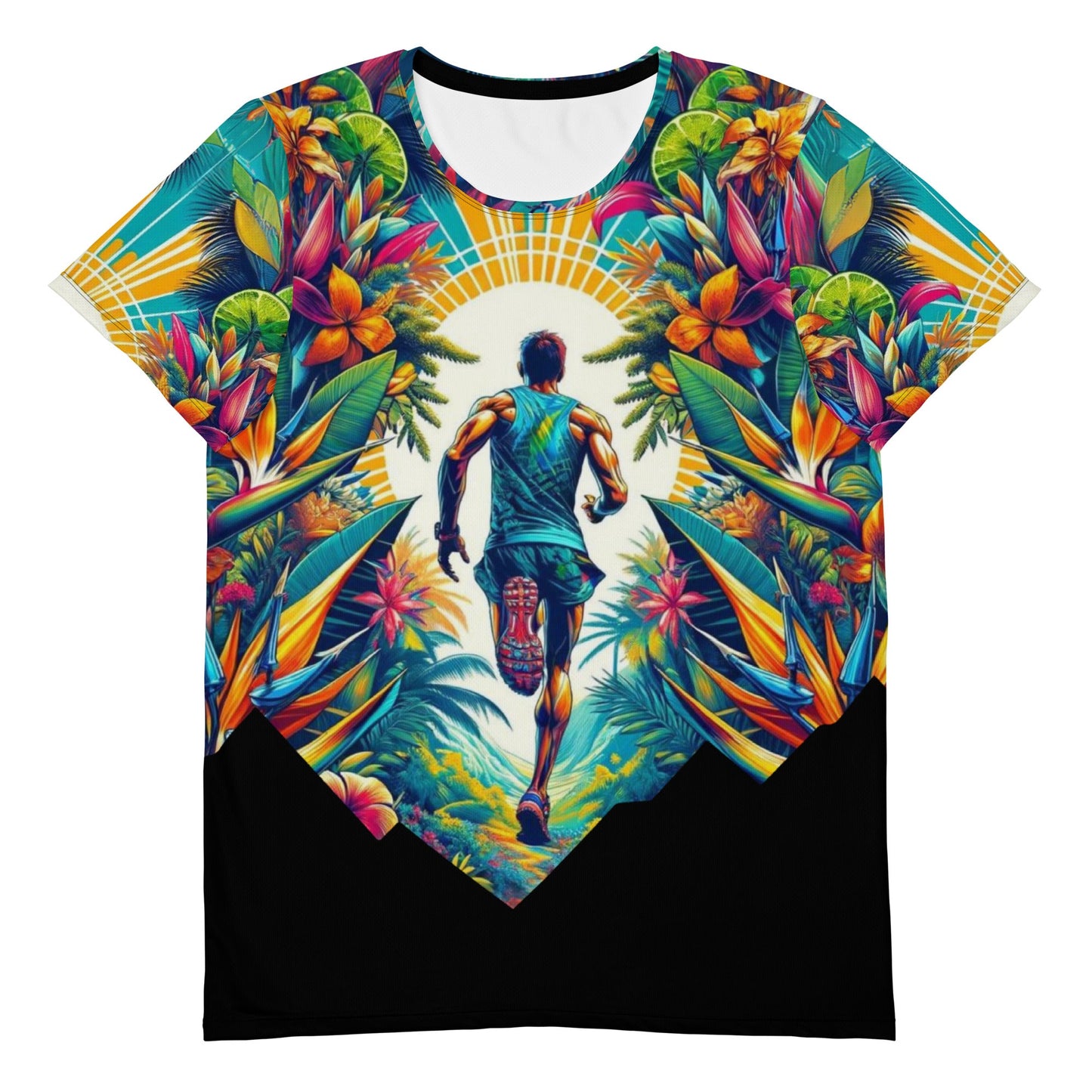 T-Shirt Running Homme - Tropical Run - Le Traileur Anonyme