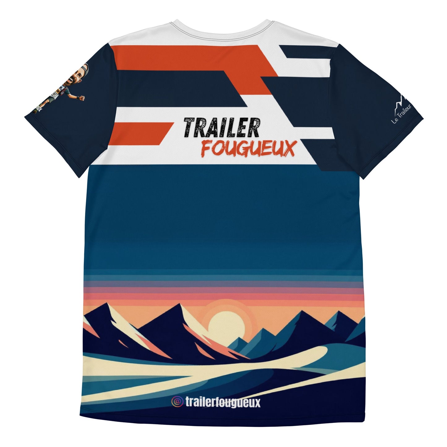 T-Shirt Running - Personnalisation Trailer Fougueux - Le Traileur Anonyme